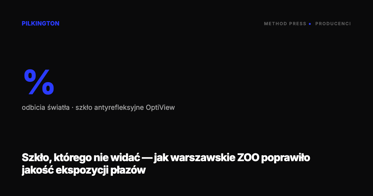 Szkło, którego nie widać: warszawskie ZOO i płazy